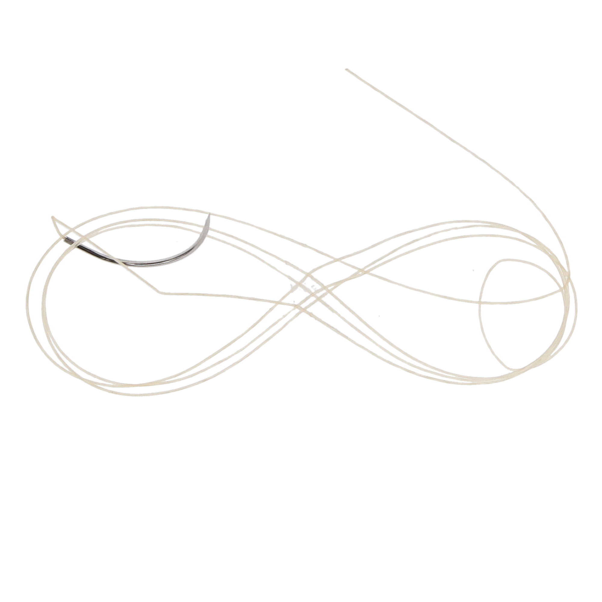 Plain Gut Suture with C6 Needle (RC), 19 mm 3/8 Circle, 18