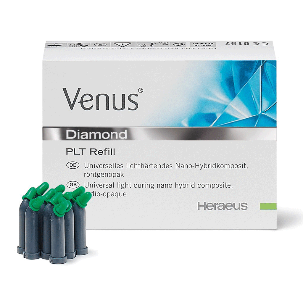 Venus Diamond, Light-Cure, PLT Refill, Universal Viscosity, 0.25 g, A3.5, 20/Pk, 66039012