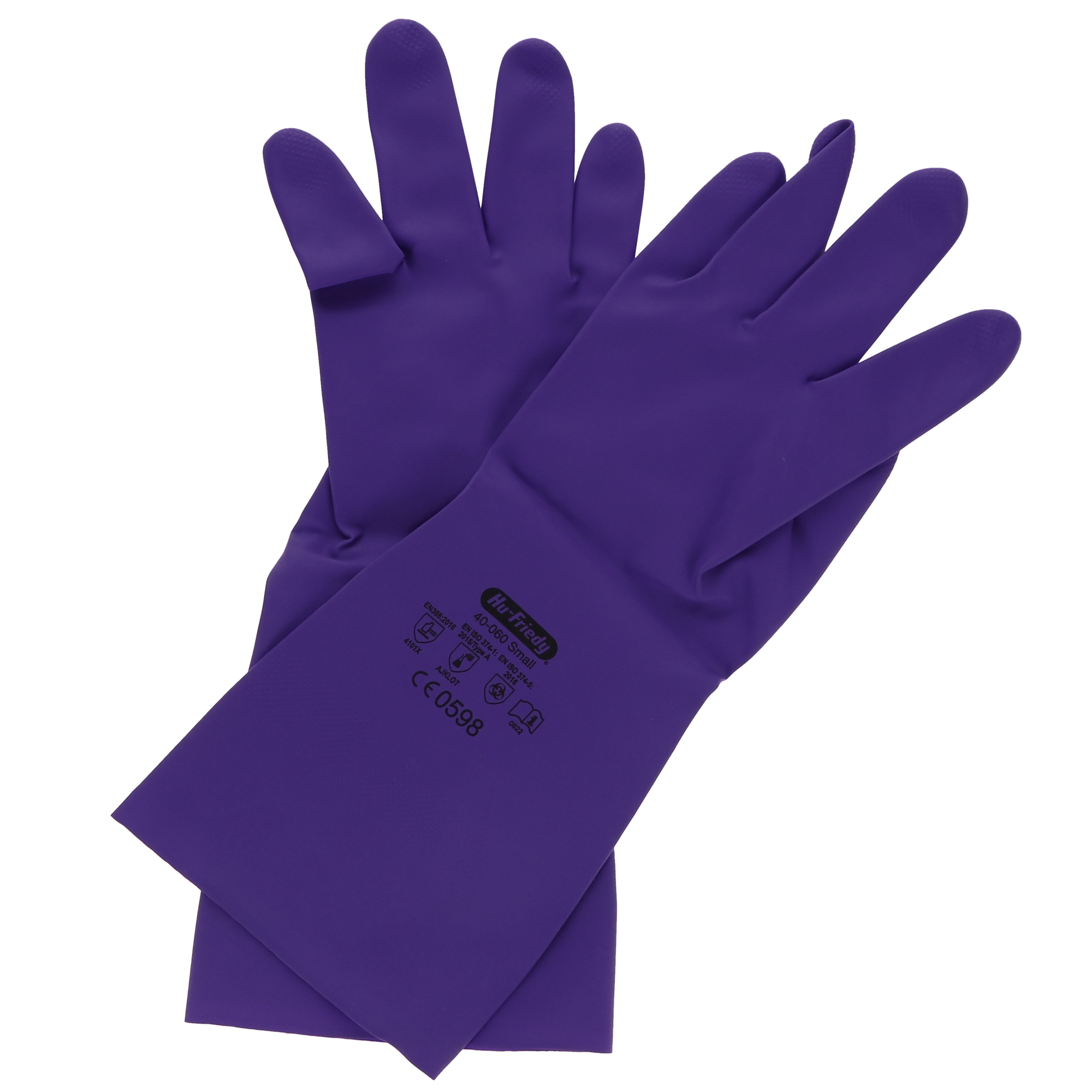 Lilac Utility Nitrile Gloves, Small, # 7, 3/Box, 40-060