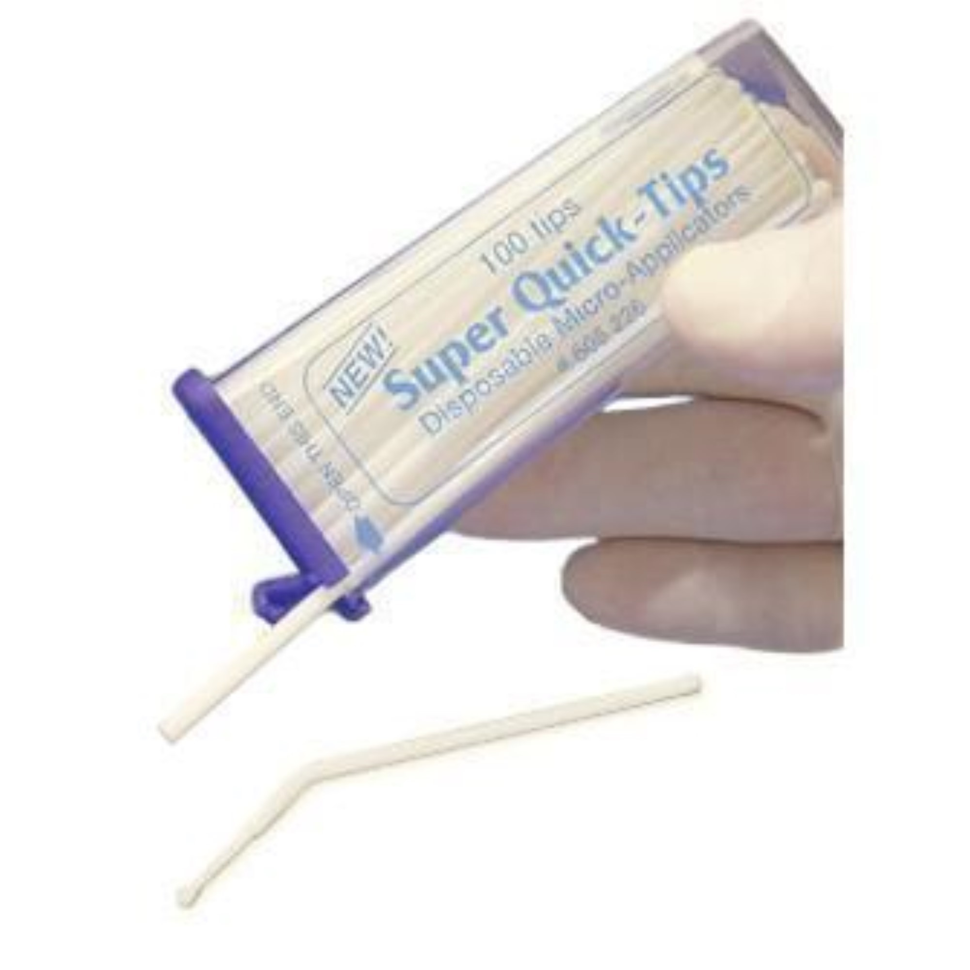 Quick Tips Disposable Micro-Applicator, Regular, White, 250/Pk