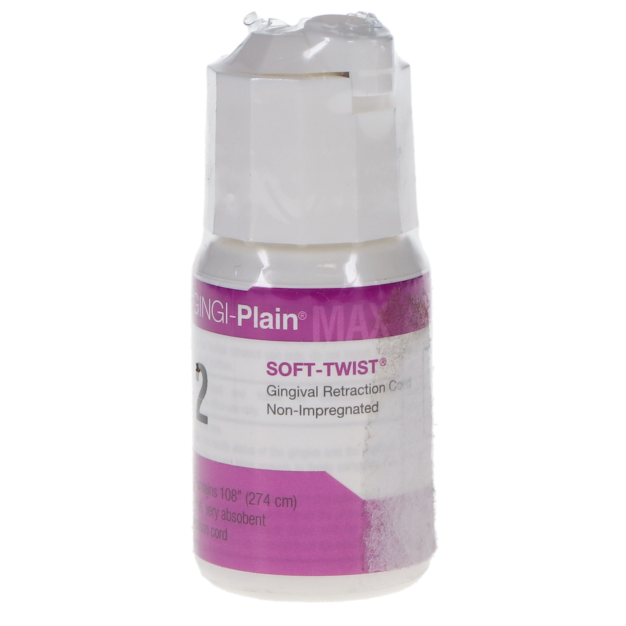 Max Soft-Twist Cord, Non-impregnated, # 2, Plain, 1/Pk