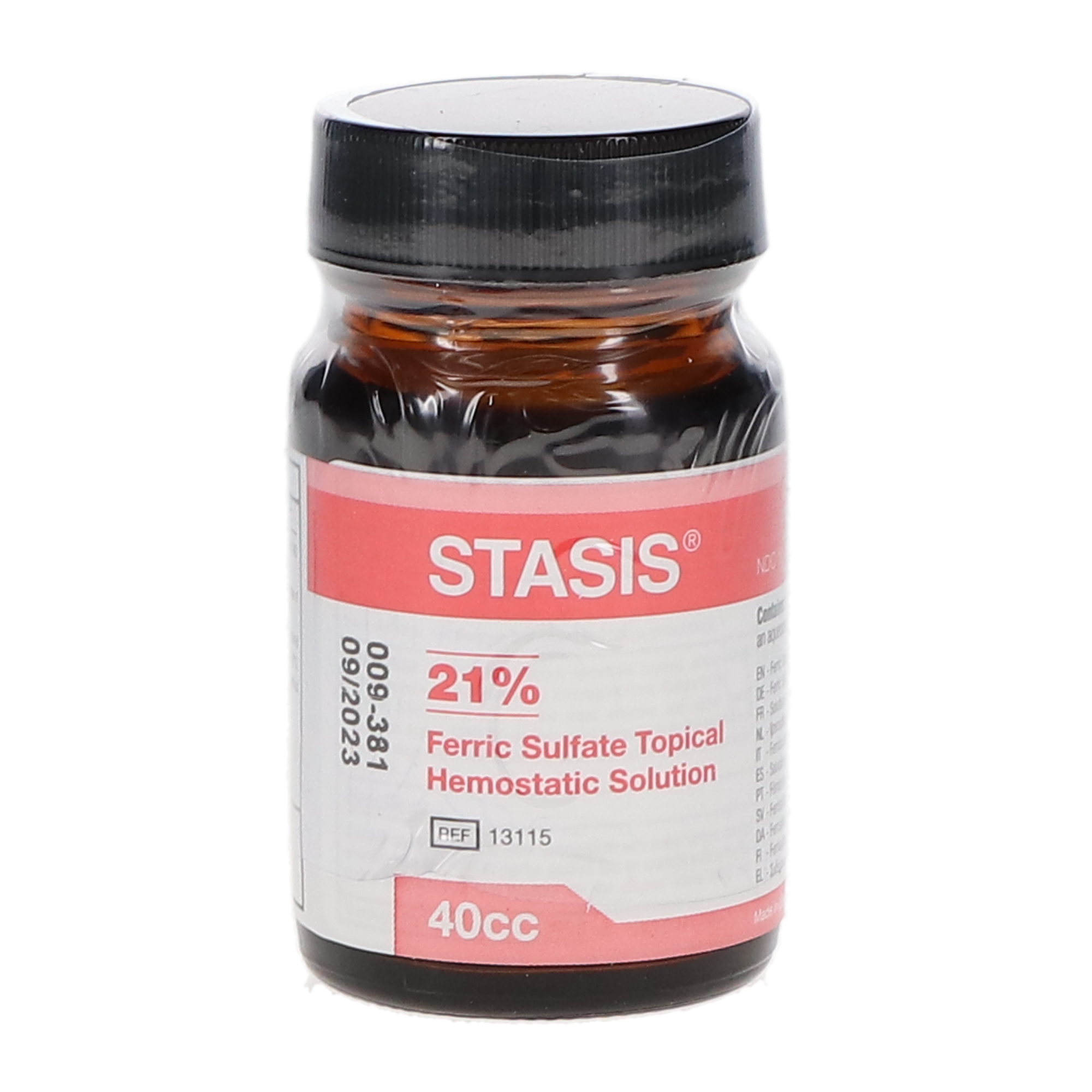 Stasis Topical Hemostatic Solution, 21% Ferric Sulfate, 40 ml, 1/Pk