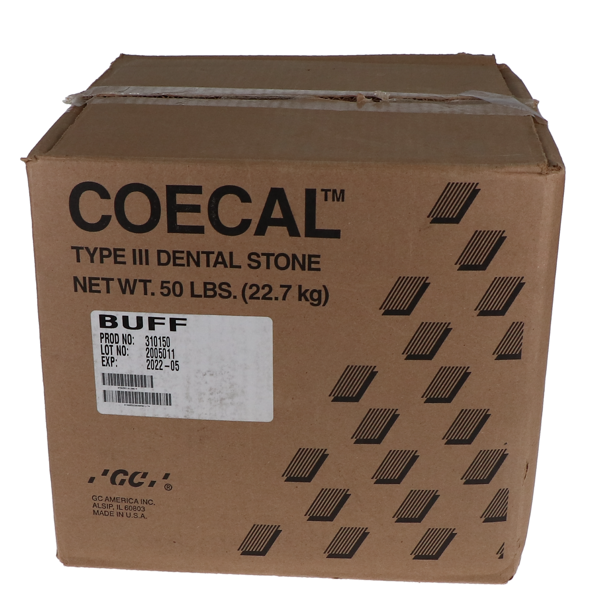COECAL Laboratory Stone, Buff, 50 lbs, 1/Pk, 310150