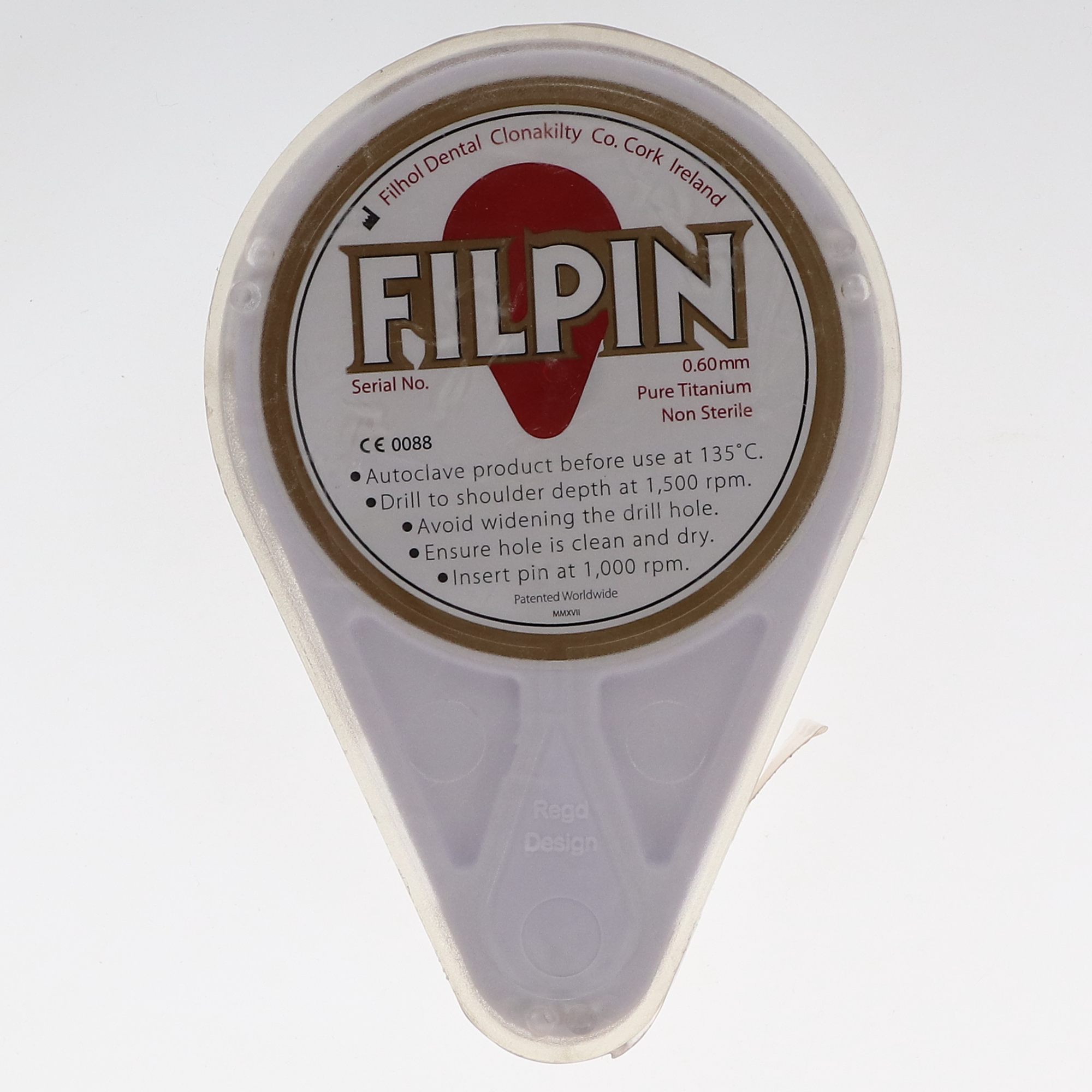 Filpin Titanium Dental Pins, Bonus Package, Universal, 0.021