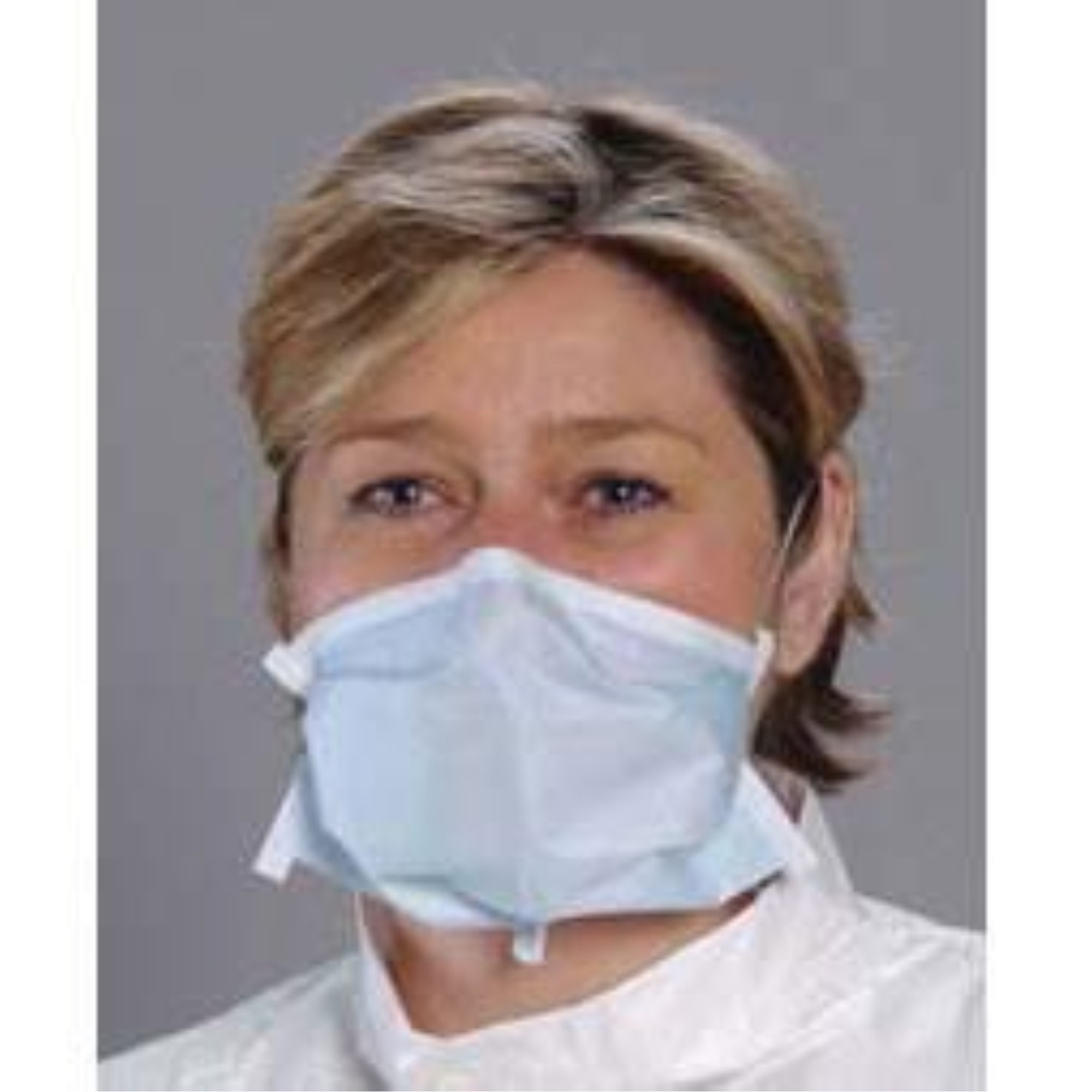 Critical Cover PFL Headband Face Masks, with Retention Band, Blue, 50/Pk, 608