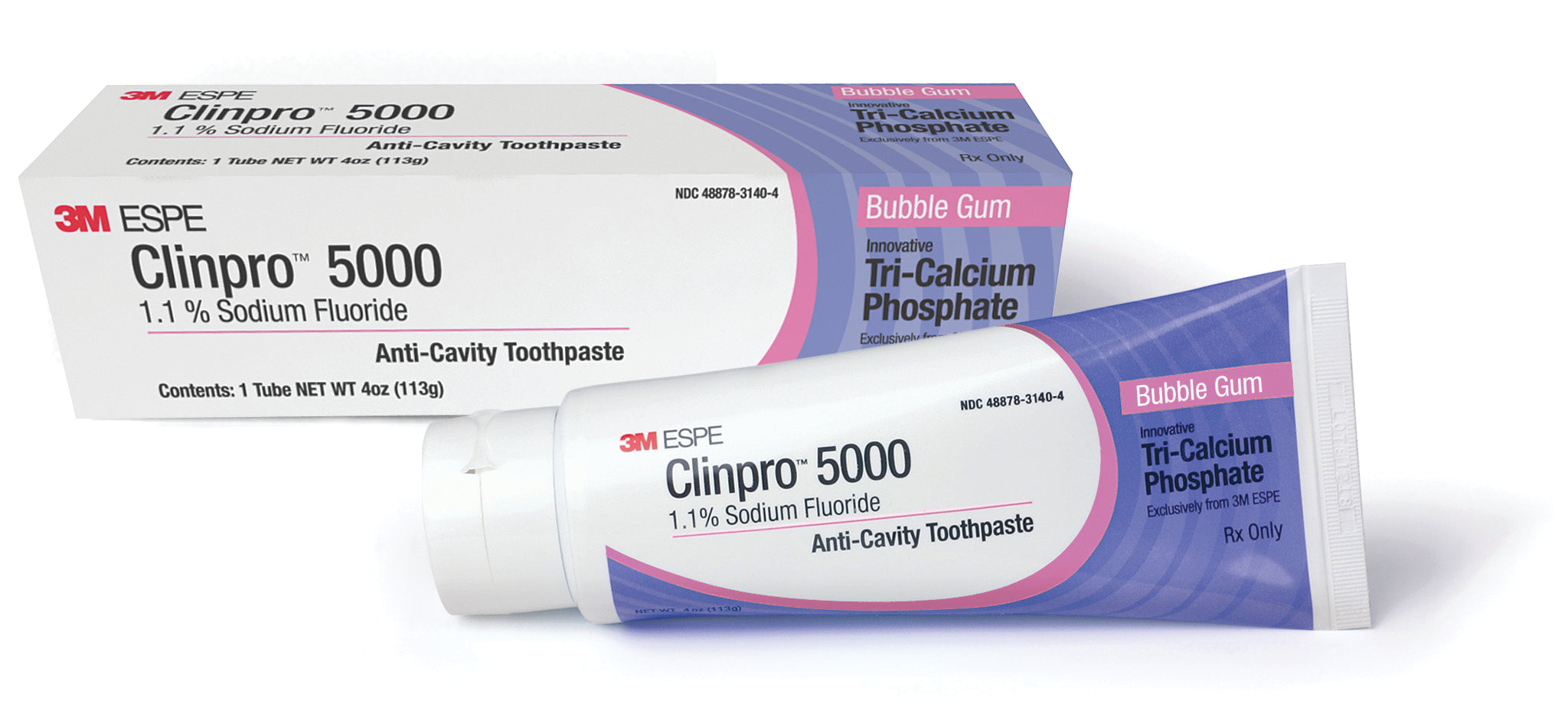 Clinpro 5000 Toothpaste Bubblegum 4oz.