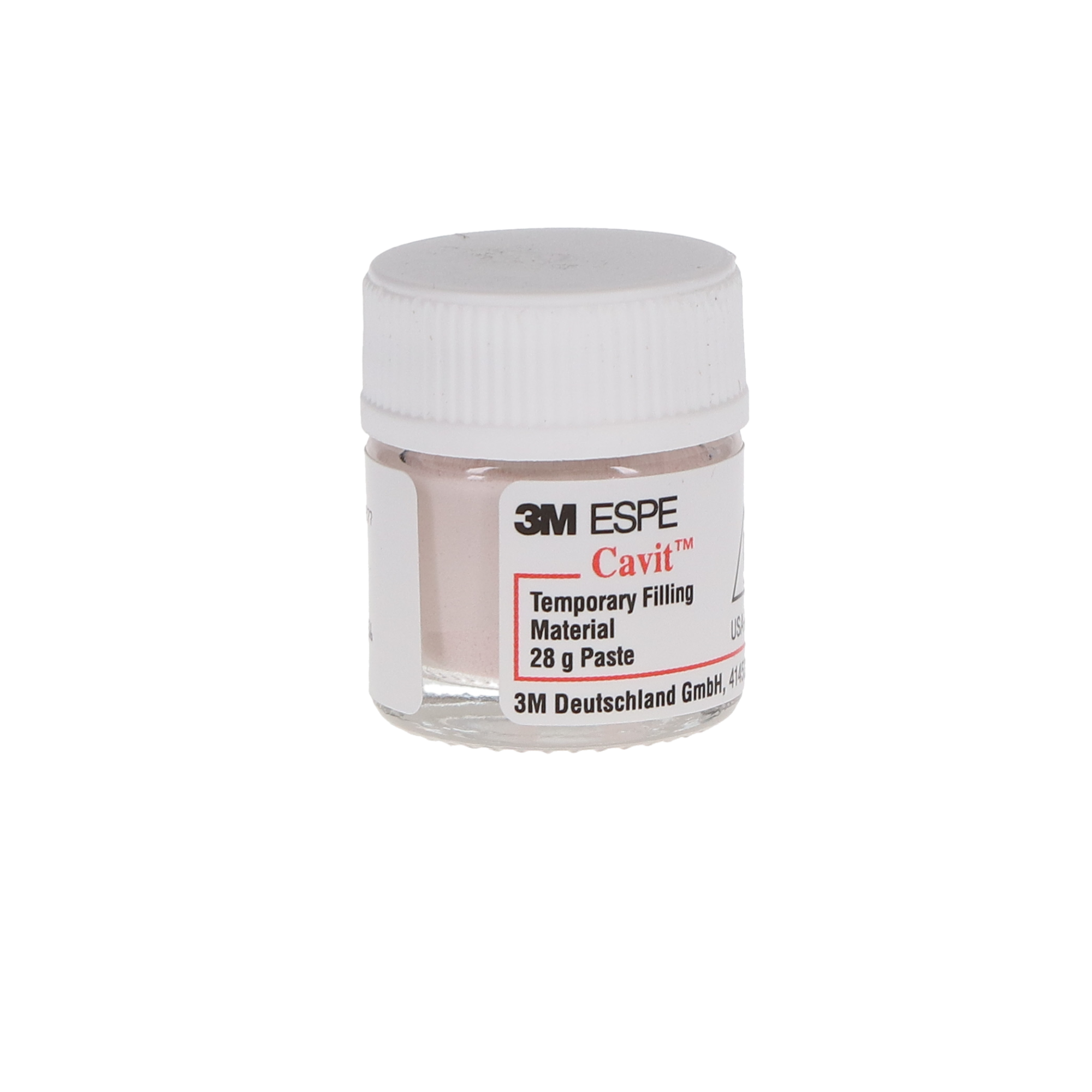 Cavit-O Temporary Filling Material, Hardest Set, 28 g Jar, Pink, 1/Pk