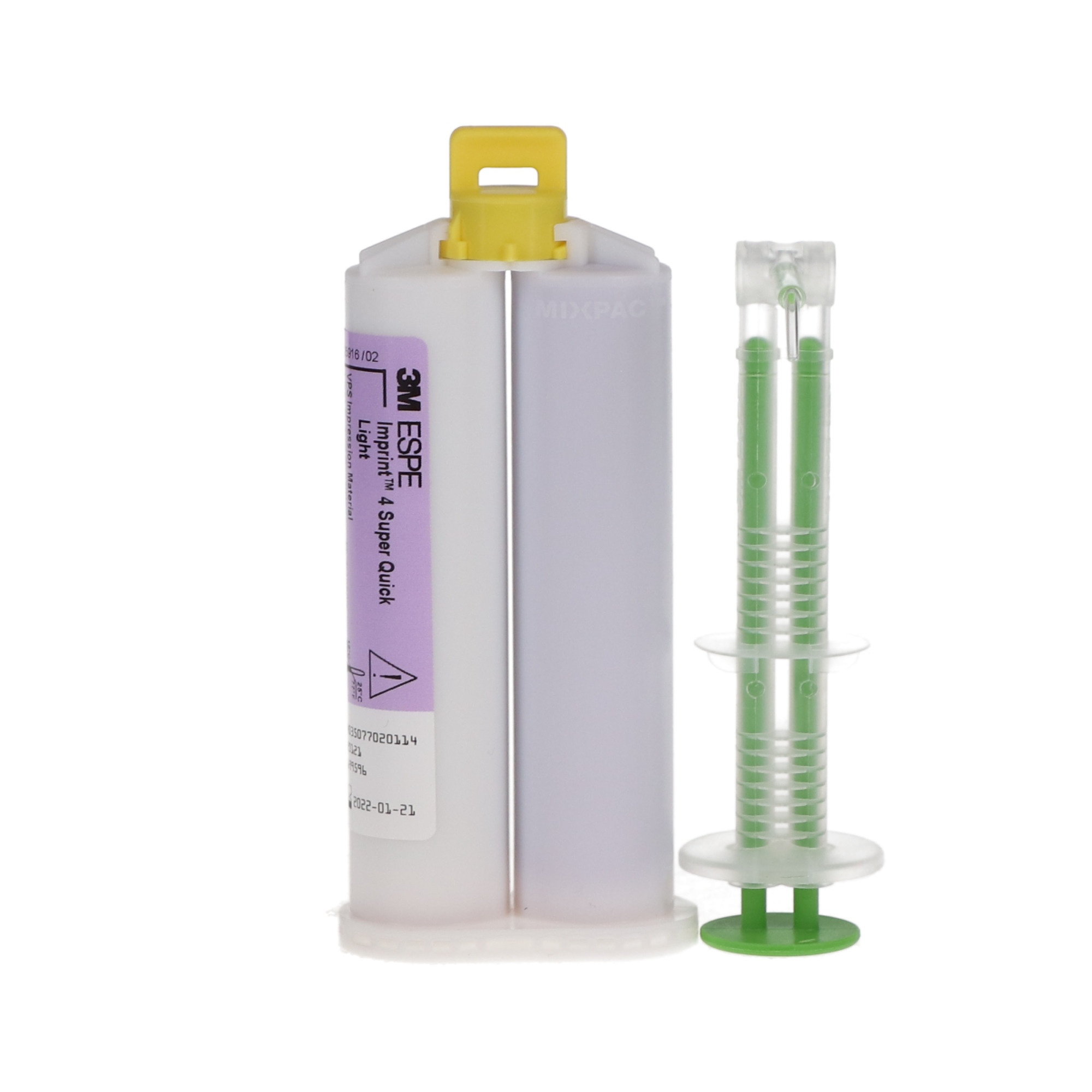 Imprint 4 Garant VPS Impression Material, Refill, Super Quick, Light Body, 50 ml, Purple, 4/Pk