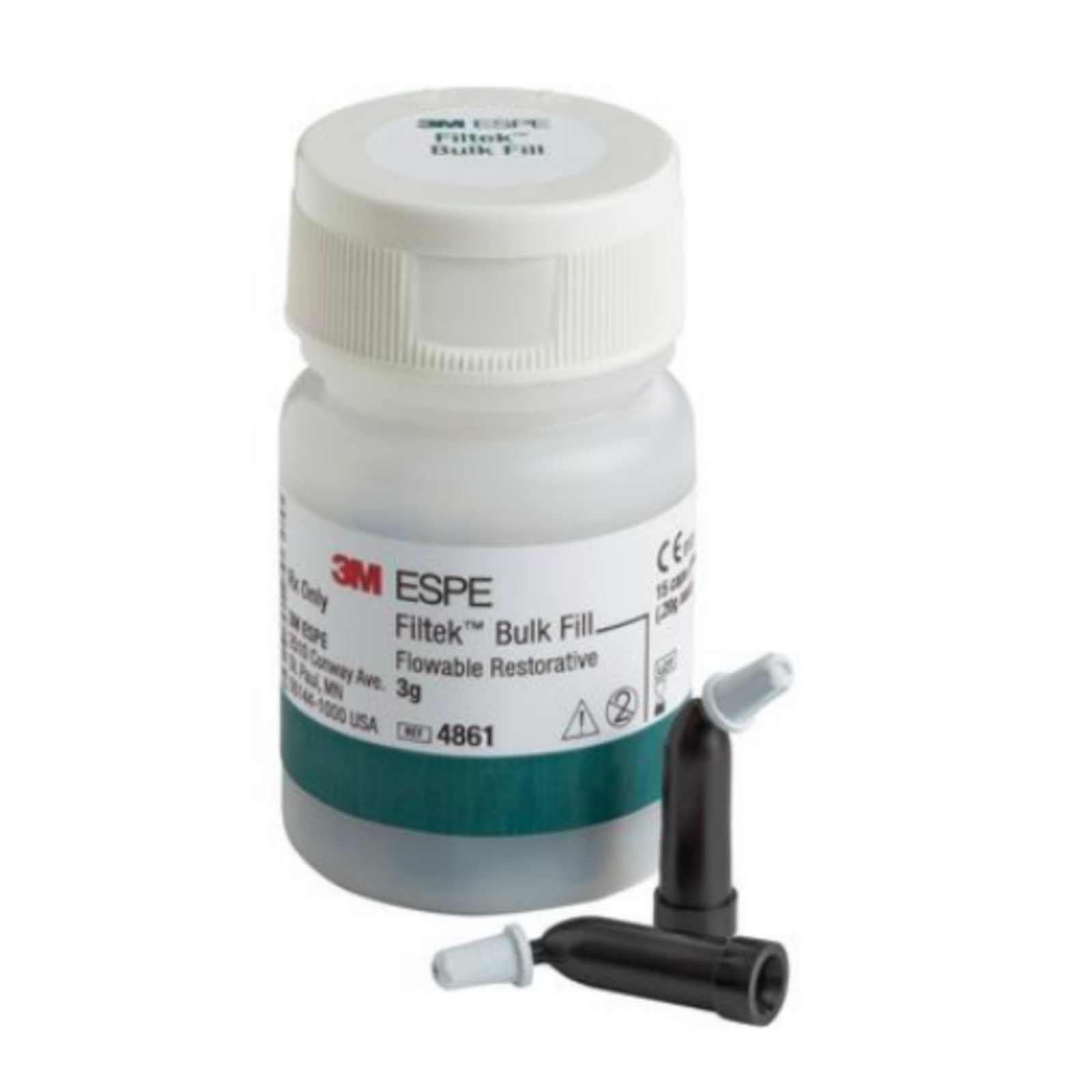 Filtek Bulk Fill Flowable Capsules, 0.2 g, A1, 15/Pk, 4861A1