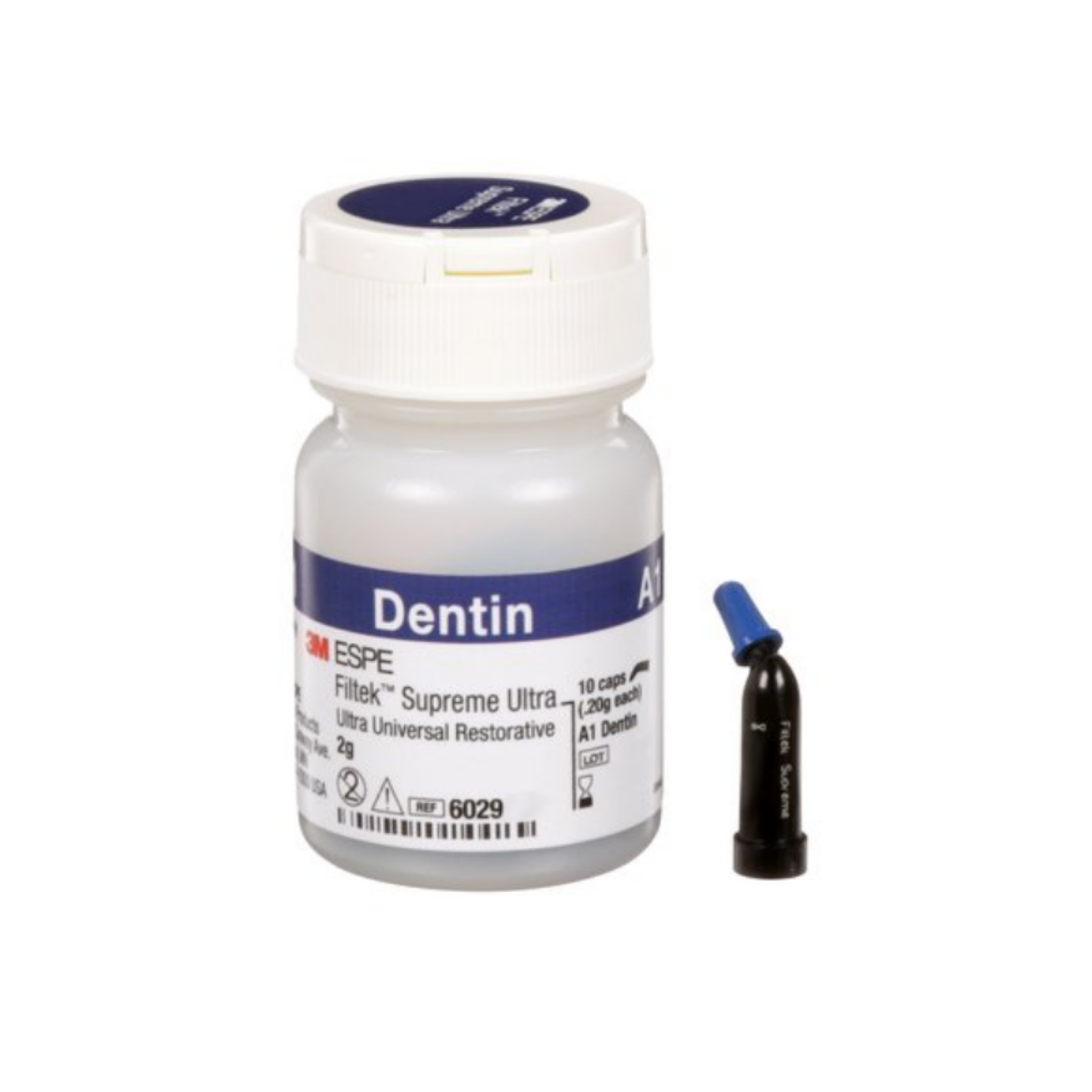 Filtek Supreme Ultra, Capsule Refill, 0.2 g, Dentin, White, 10/Pk