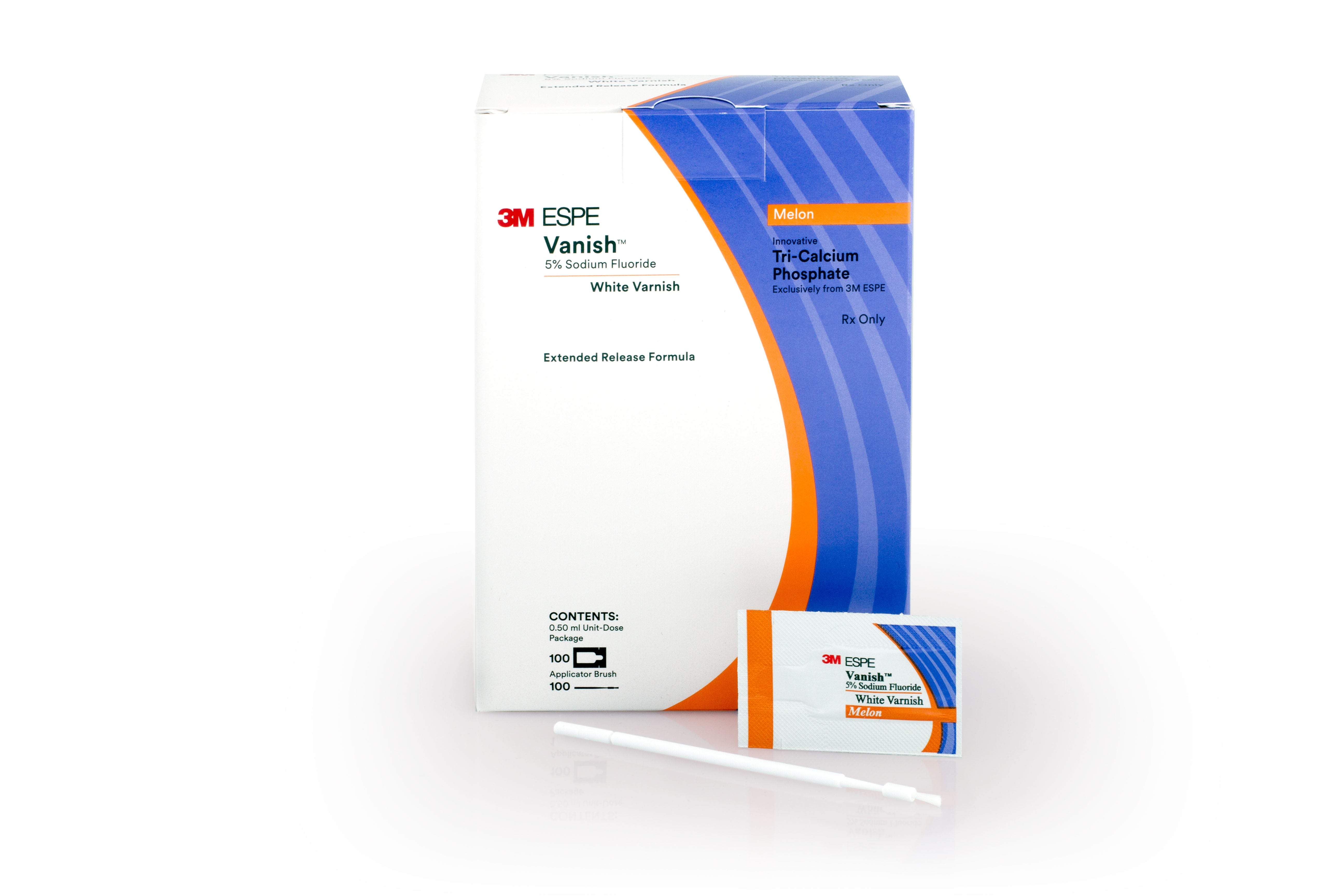 Vanish 5% NaF White Varnish, Unit Dose, Melon, 50/Pk
