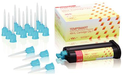 Tempsmart Temporary Crown & Bridge Material, Cartridge, 48 ml, A3.5, 1/Pk