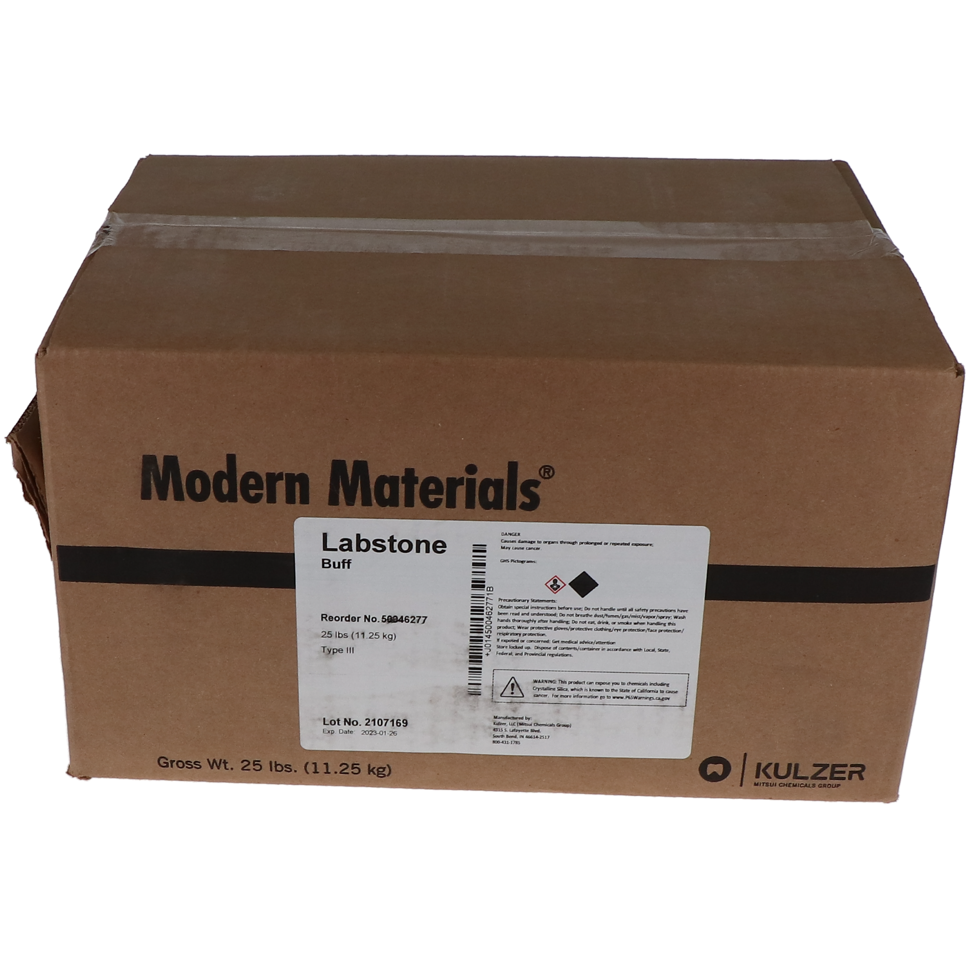 Labstone, 25 lbs, Buff, 1/Pk, 50046277