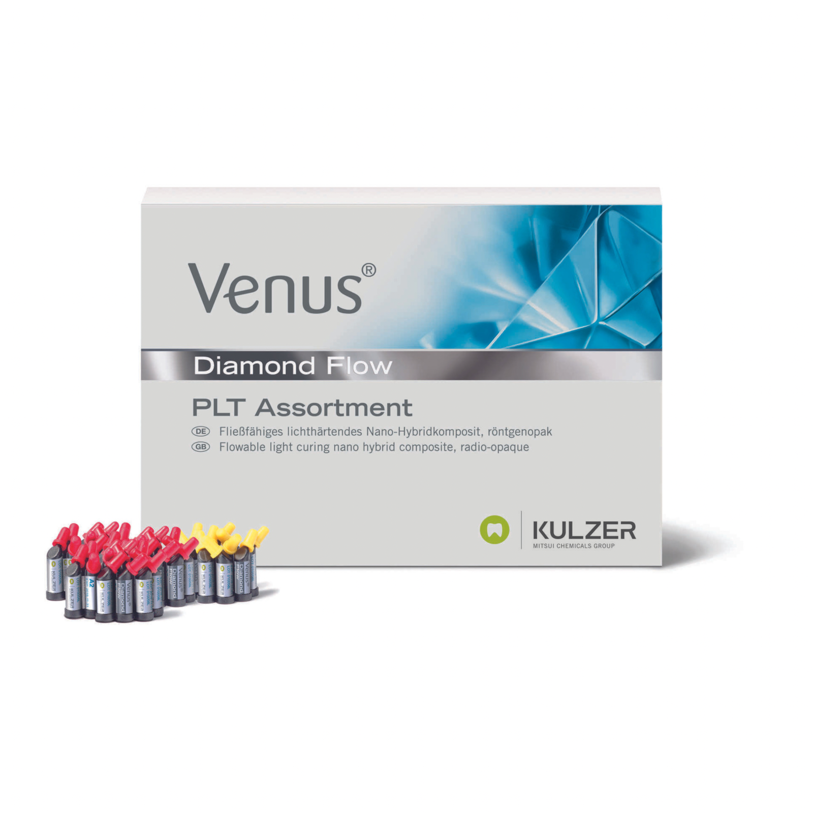 Venus Diamond Flow Flowable, Light-Cure, PLT Refill, 0.2 g, A1, 20/Pk, 66040368