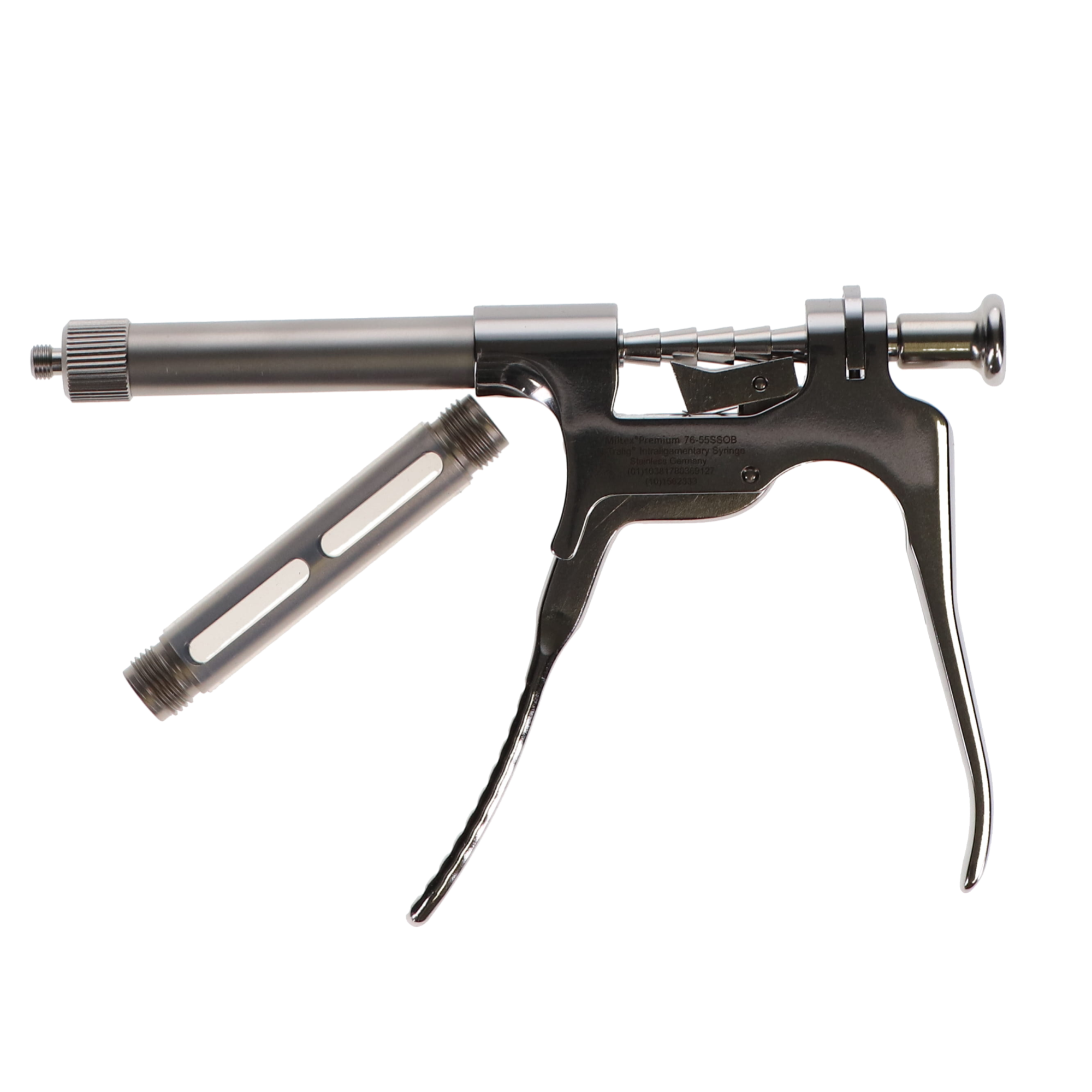 N-Tralig Intraligamental Syringe, Stainless Steel, 1/Pk, 76-55SSOB