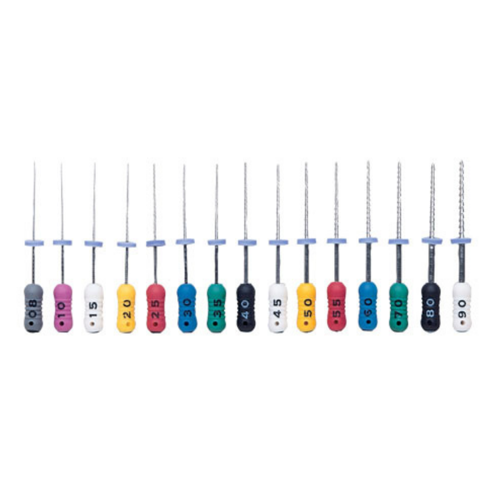 Hedstrom Files, Stainless Steel, 21 mm, # 20, Yellow, 6/Pk, 9053402