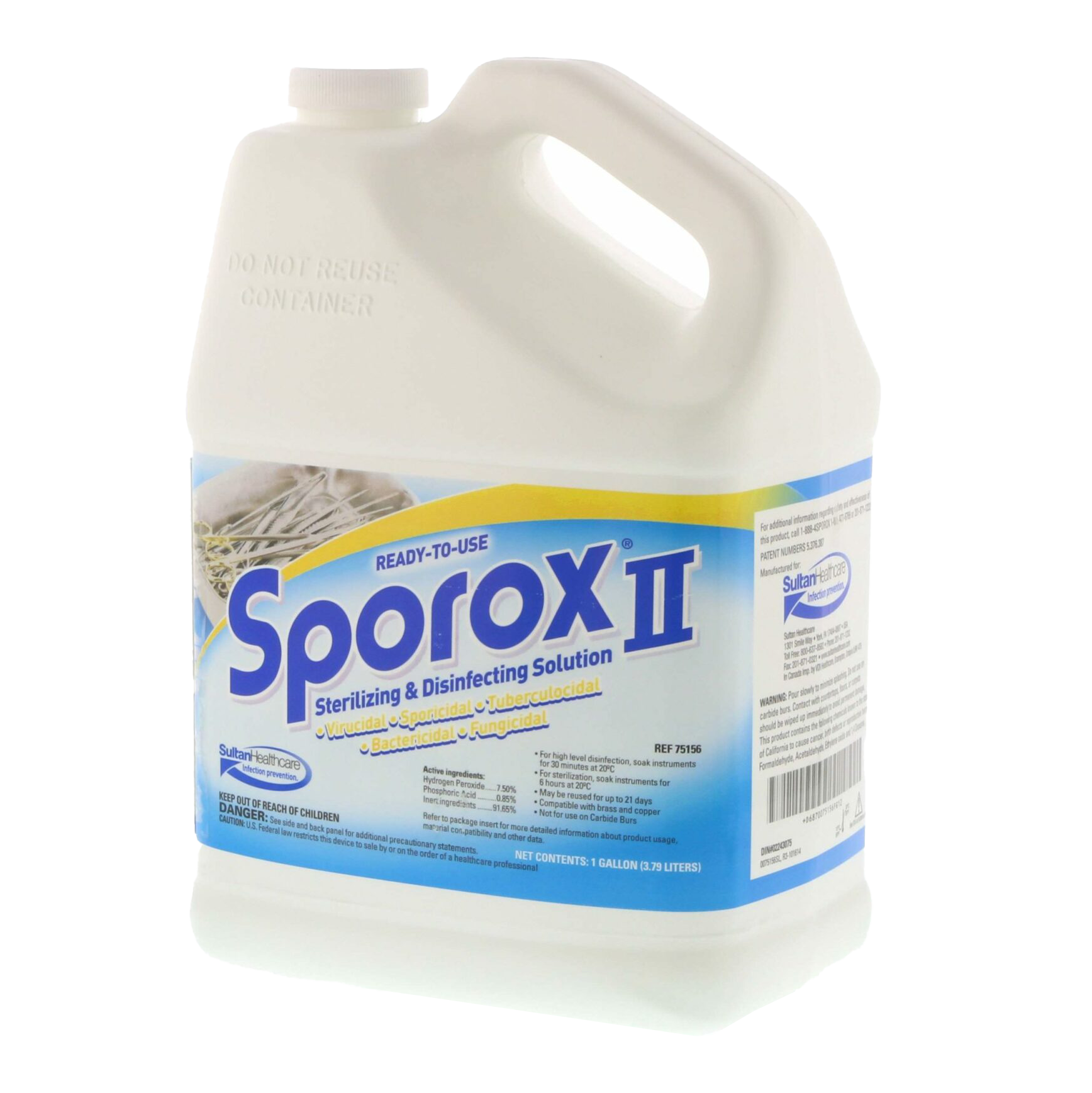 Sporox II Disinfect Solution Gallon Ga