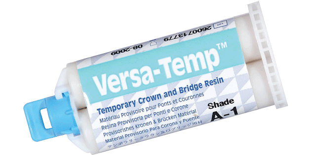 VersaTemp Temporary C&B Resin, Cartridge Refill, 25 ml, A2, 1/Pk