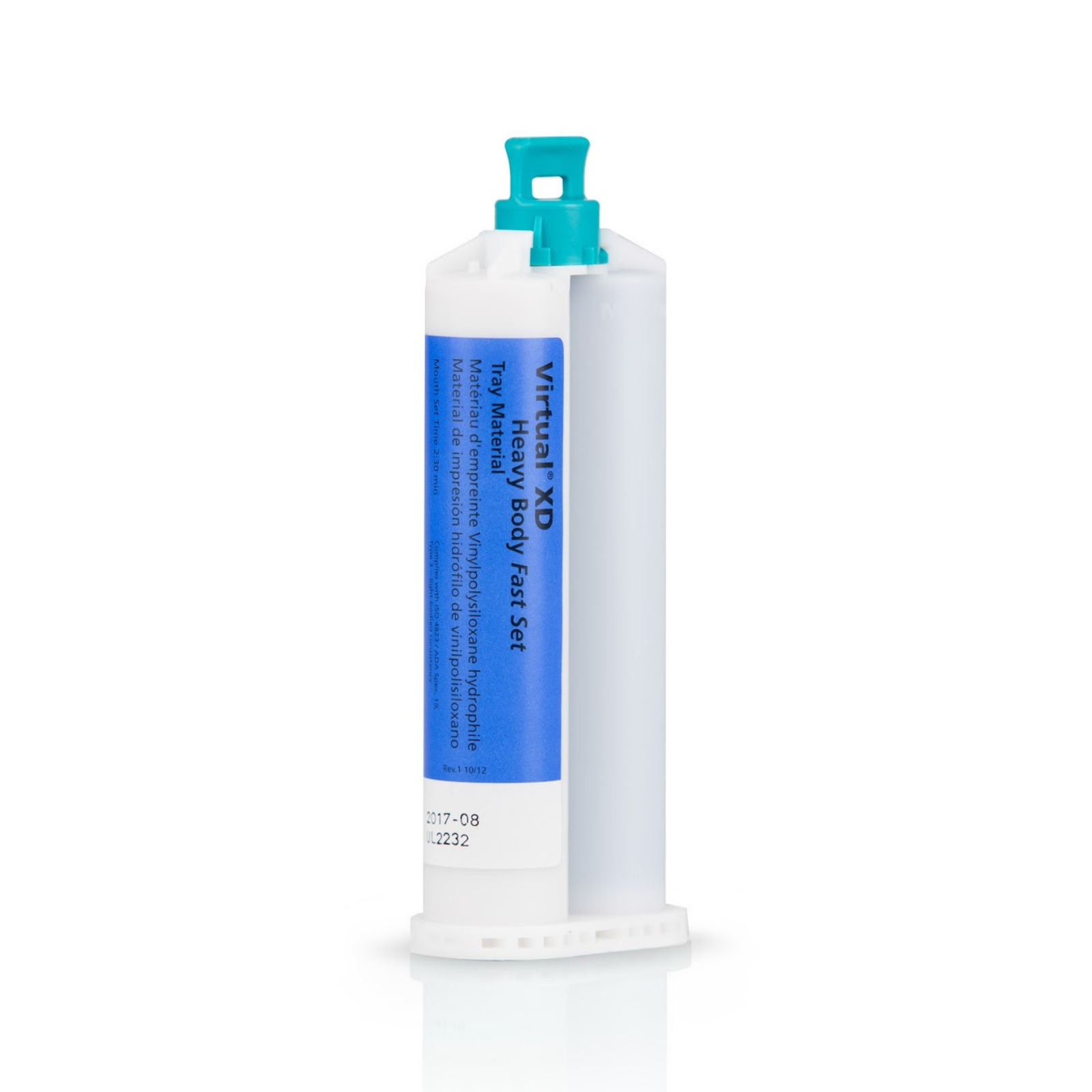 Virtual Impression Material, XD Refill, Heavy Body, Fast Set, 2/Pk, 646459