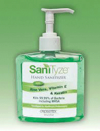 Sanityze Waterless Gel Pump Bottle 18oz/Bt
