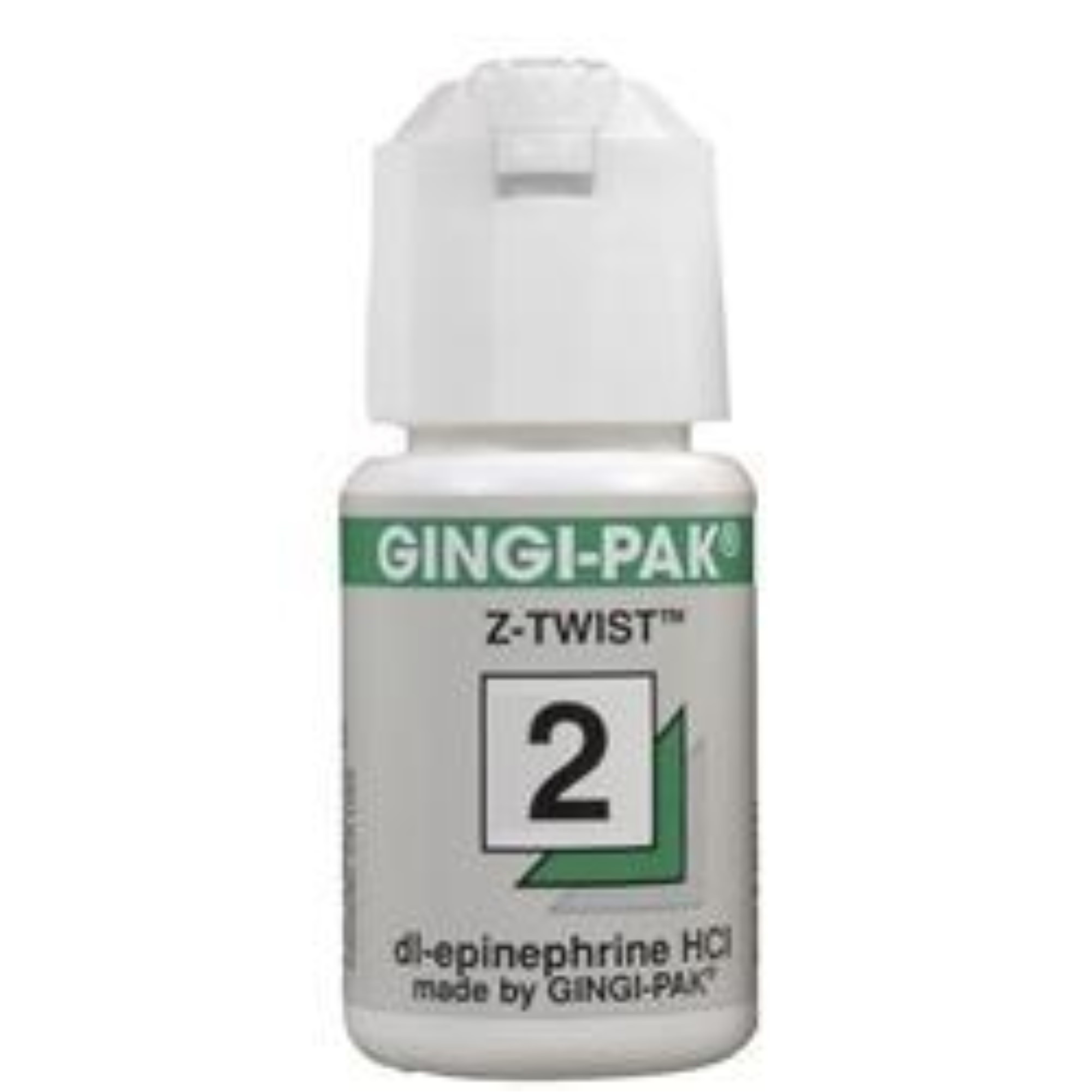 Gingi-Aid Max Z-Twist Weave Retraction Cords, with Aluminum Sulfate, # 2, Medium, 1/Pk