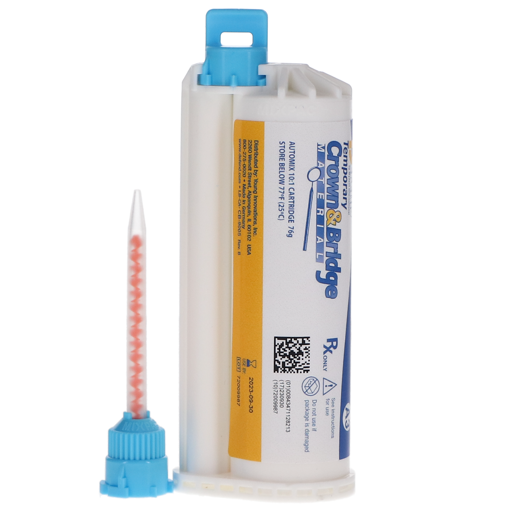 Temporary Crown & Bridge Material, 76 g, A3, 1/Pk, CB9005