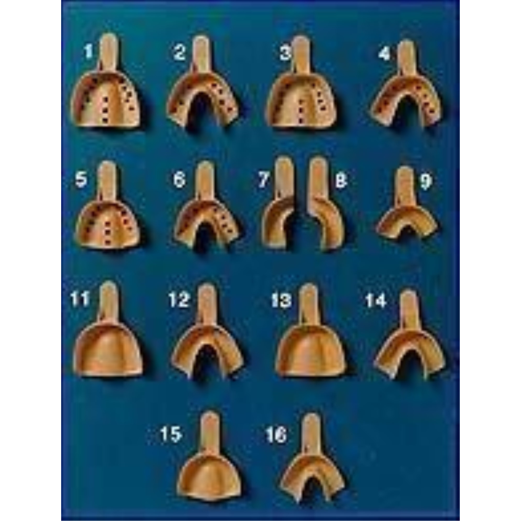 Sani-Trays Impression Trays, Non-Perforated, # 16, Small, Lower, 1/Pk, 011526-012, (Discontinued)