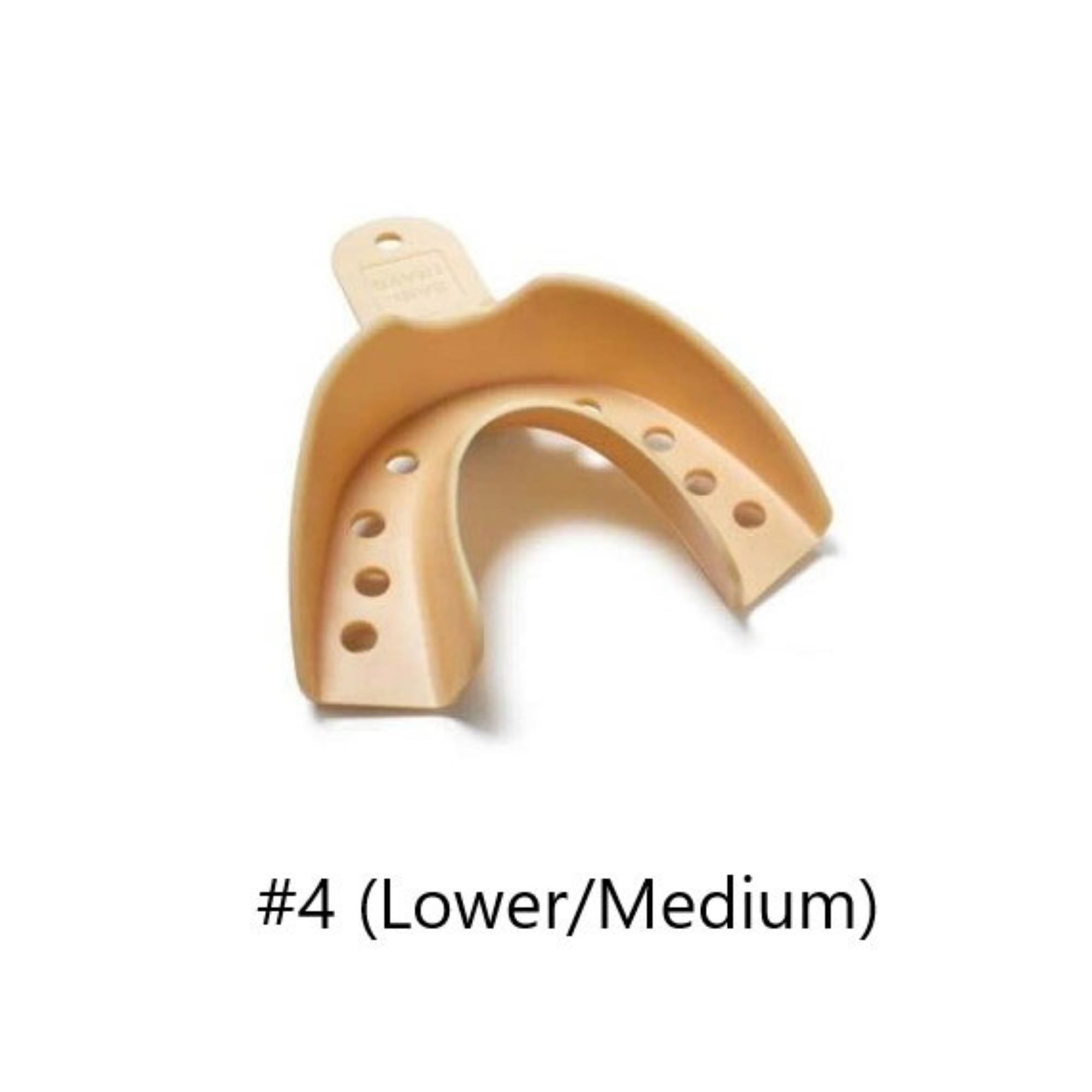 Sani-Trays Impression Trays, Perforated, # 4, Medium, Lower, 12/Pk, 011514-012, (Discontinued)