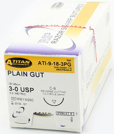 A. Titan Plain Gut Suture 18