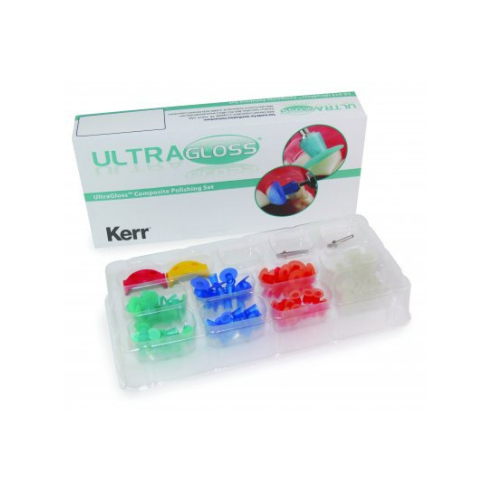 Zir-Cut Zirconia Polisher Logic Set, RA, Assorted, 1/Pk, LS-517