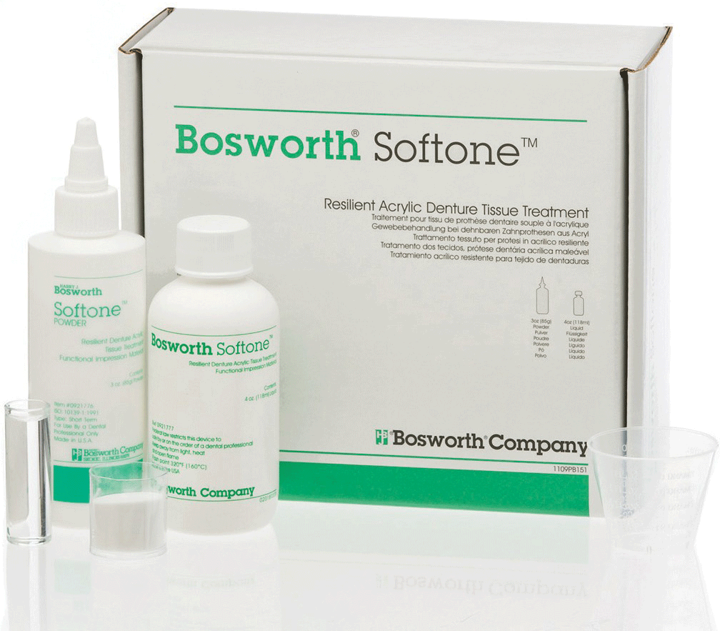 Softone Resilient Acrylic Denture Tissue Treatment, Powder, 3 oz, White, 1/Pk, 921776 (Discontinued)