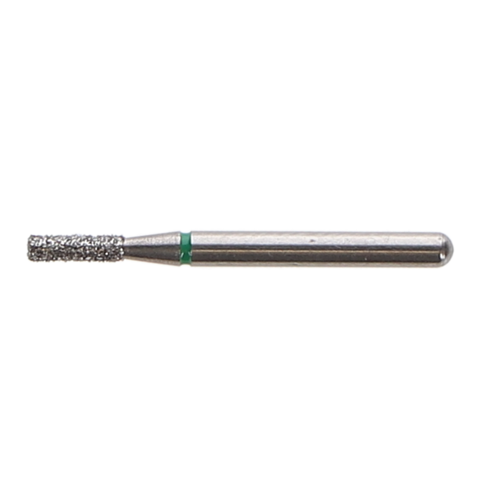 Alpen X1 Diamond Single-Use Bur, FG, Cylinder Flat End, # 835, 1.2 mm, Coarse, Green, 25/Pk, X835C012