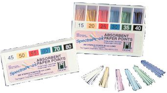 Hygenic SpectraPoint Absorbent Paper Points, Sterile, Bulk Pack, # 60, Blue, 200/Pk, H07686