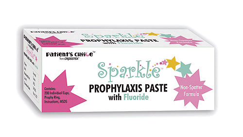 Sparkle Prophy Paste with Xylitol, Coarse, Berrylicious Assorted, 200/Pk, UPCB