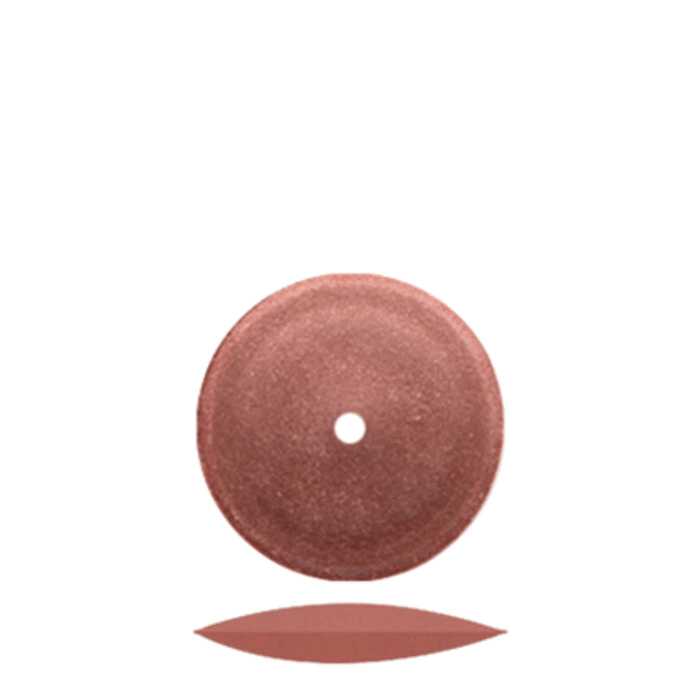 Classic Wheel Polishers, Rubber, Unmounted, Knife-Edge, 7/8