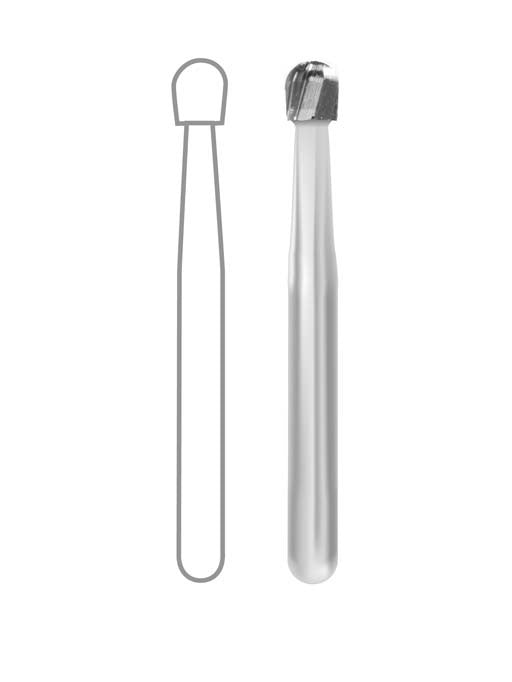 Midwest Operative Carbide Burs, FG, Round, 1.8 mm, # 6, 10/Pk