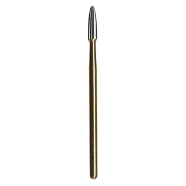 Midwest Trimming and Finishing Carbide Burs, FG, 12-Blade, Egg, 2.3 mm, # 7408, 10/Pk