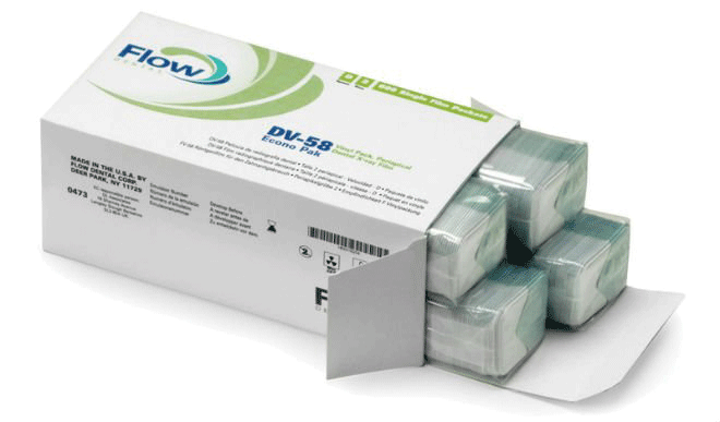 Flow DX-42 Bite-Wing Film, Post Paper, # 3, 100/Pk