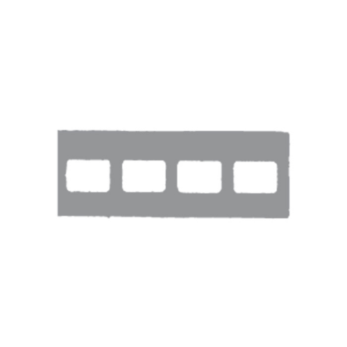 Klear-Vue X-Ray Mounts 100/Pk 4H 