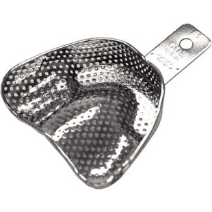 Coe Nickel-Plated Metal Perforated Depressed Anterior Denture Impression Trays, # A1, Upper, 1/Pk, 268011
