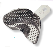 COE Nickel-plated Perforated Partial Impression Trays, Upper Anterior, # 33, 1/Pk
