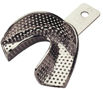 COE Nickel-plated Perforated Pedodontic Impression Trays, Lower # 24, Pedo/Ortho, 1/Pk, 260241