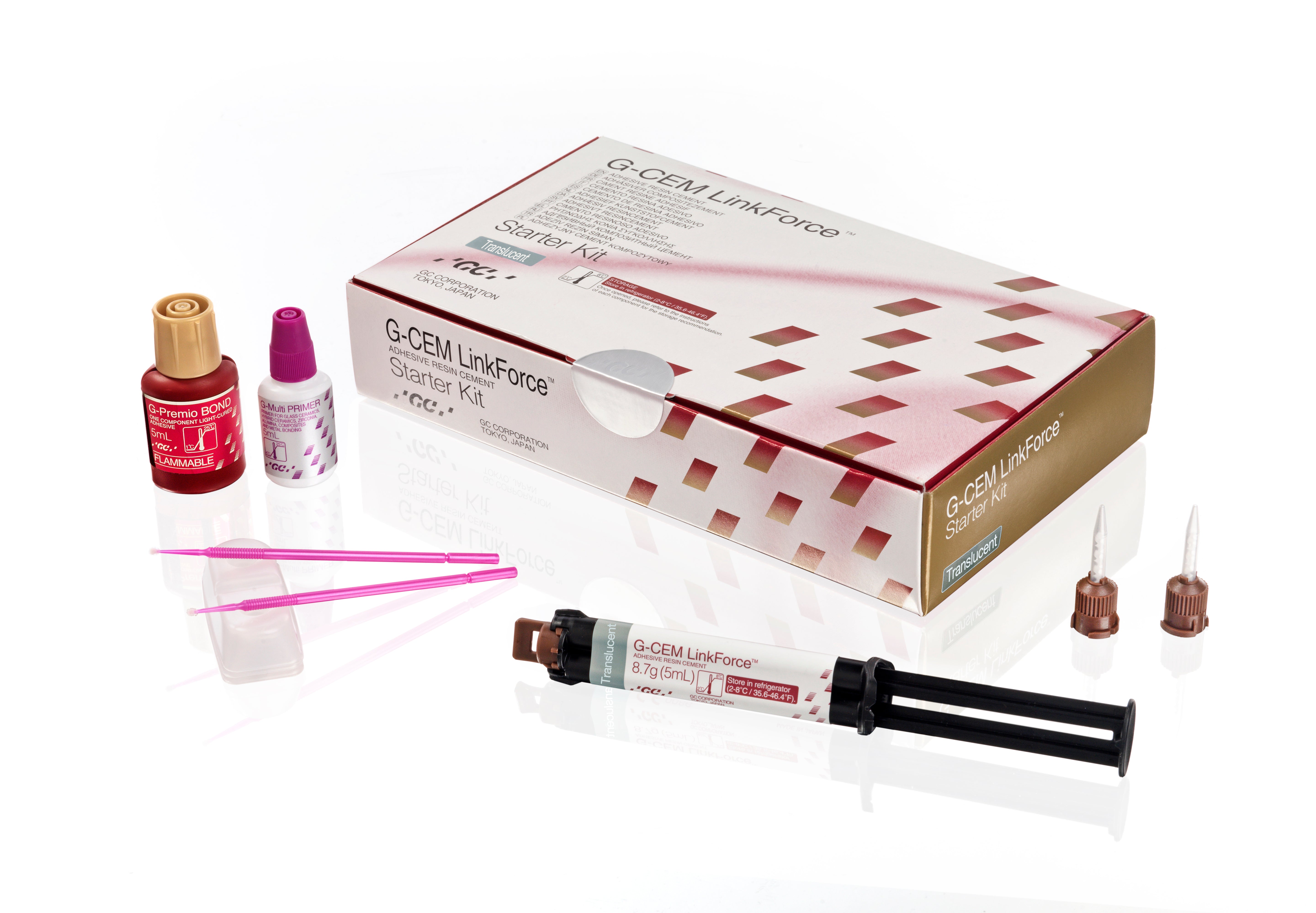 G-Cem LinkForce Resin Cement, Starter Kit, Translucent, 1/Pk