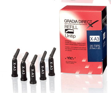 Gradia Direct, Unitip Refill, 0.16 ml, AO2, 10/Pk