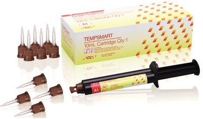 Tempsmart Temporary Crown & Bridge Material, Cartridge, 10 ml, A1, 1/Pk