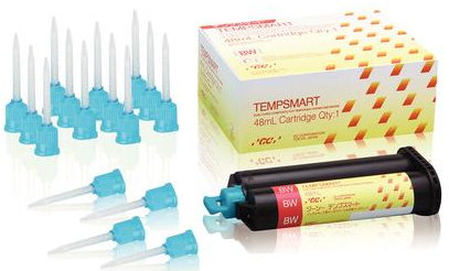 Tempsmart Temporary Crown & Bridge Material, Cartridge, 48 ml, BW, 1/Pk