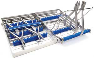 IMS Double-Decker Orthodontic Cassette, 20-Instrument, Large, Red, 1/Pk, IM5200-OR