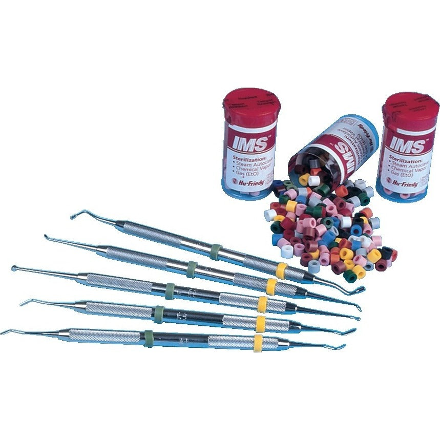 IMS Color Code Instrument Rings, Large, Red, 50/Pk, IMS-1286L