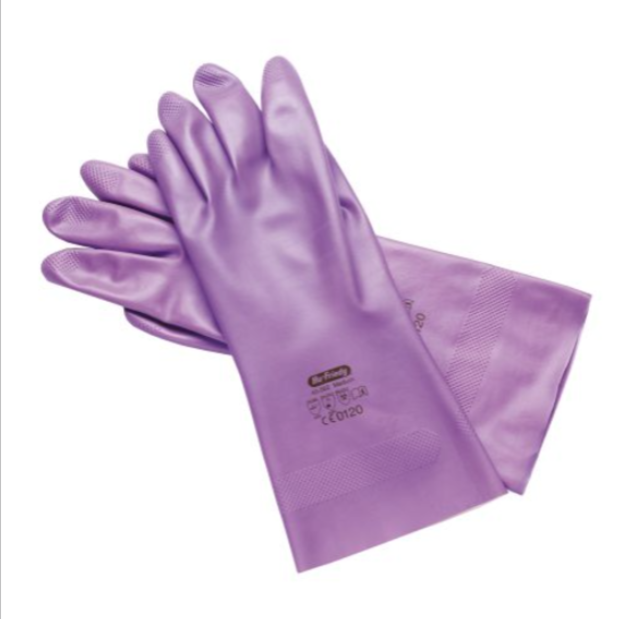 Lilac Utility Nitrile Gloves, Extra Large, # 10, 3/Box, 40-066