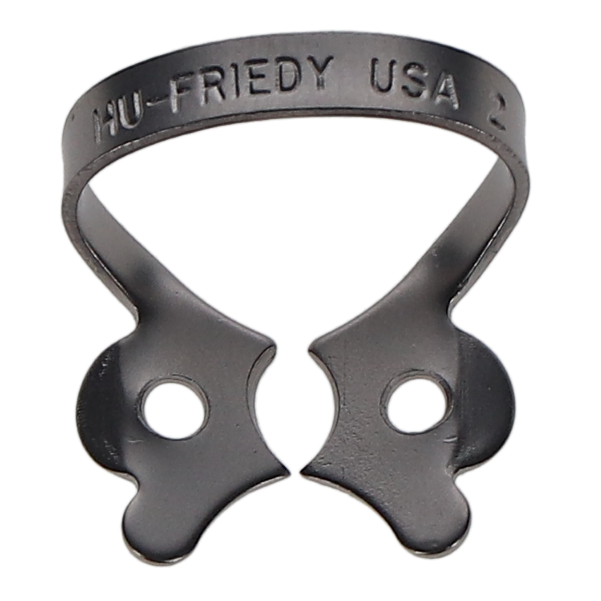 Rubber Dam Clamp, # 2, Premolars, Satin Steel, 1/Pk, RDCM2